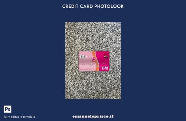 modello frontale photolook con carta elettronica per visto bancario Ungheria MKB